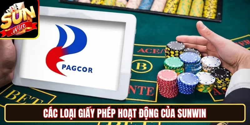 Các loại giấy phép hoạt động của SUNWIN