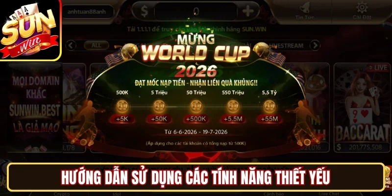 Hướng dẫn sử dụng các tính năng thiết yếu dành cho hội viên