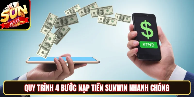Quy trình 4 bước nạp tiền SUNWIN nhanh chóng