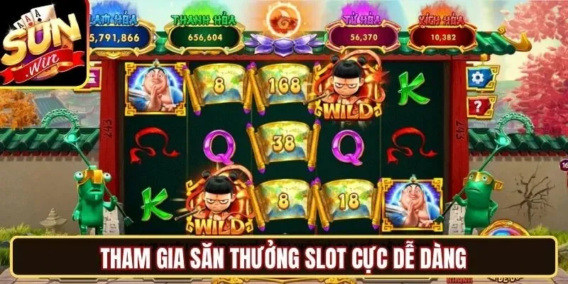 Tham gia săn thưởng slot cực dễ dàng